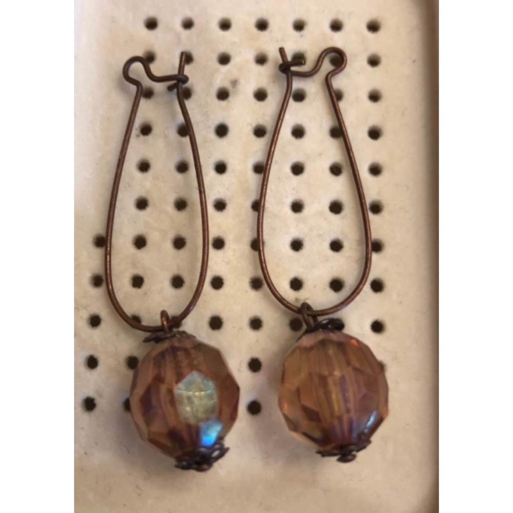 Antique Look Drop Earrings